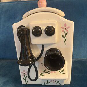 Vintage Telephone Cookie Jar